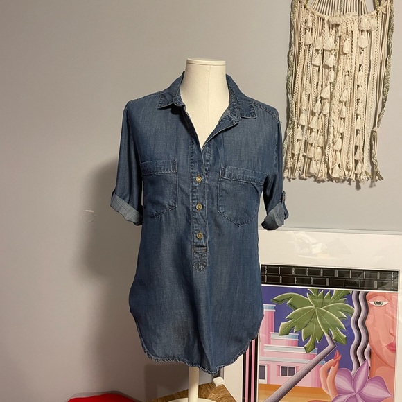 Bella Dahl denim style shirt - Picture 2 of 6